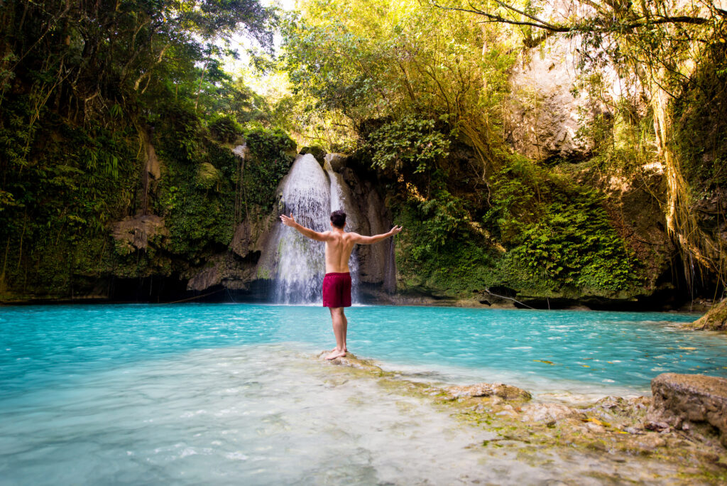 Kawasan Falls in Cebu, Philippines