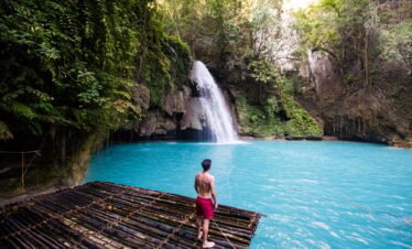 Kawasan Falls in Cebu, Philippines