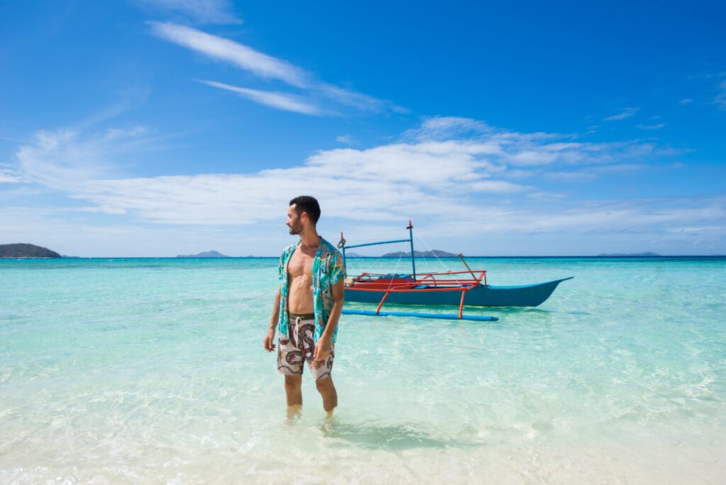 Tropical beach in Coron, Philippines