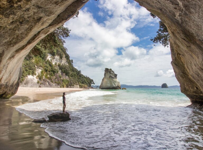 Cathedral cove New Zealand